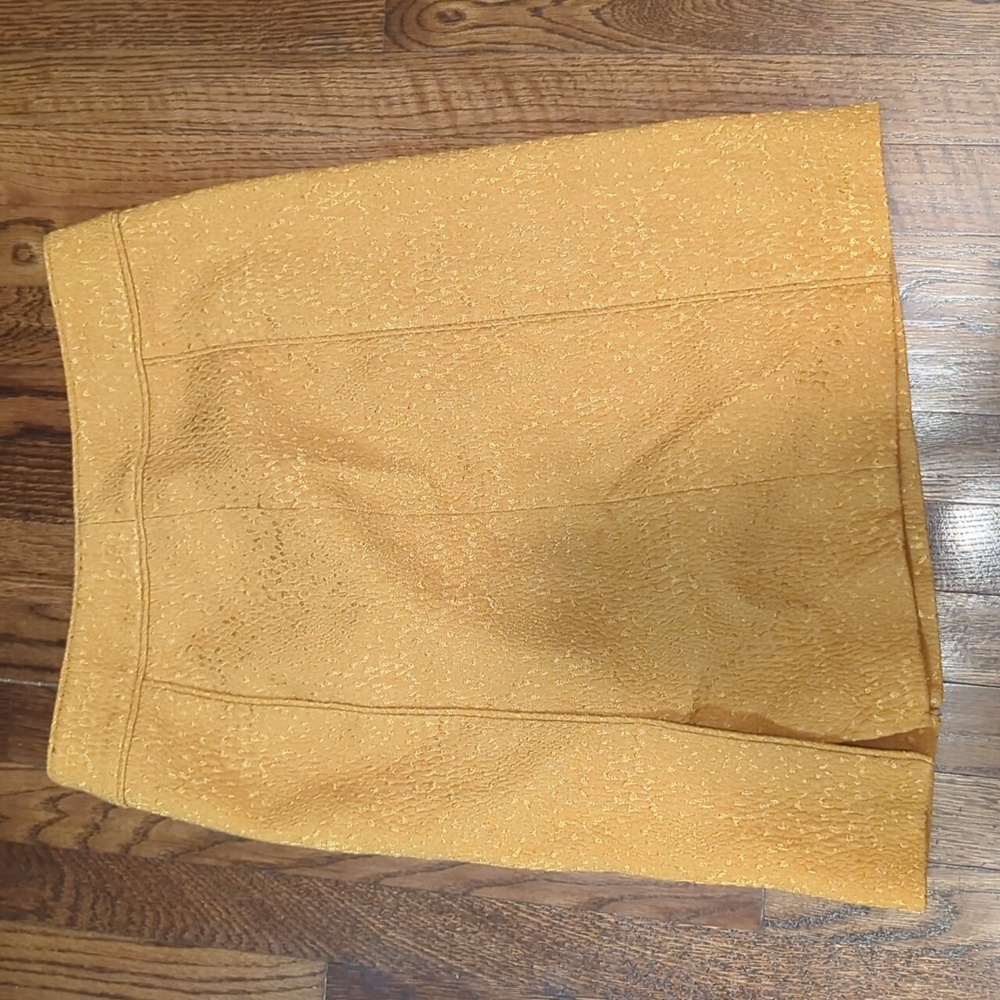 Banana Republic Mustard Pencil Skirt 8